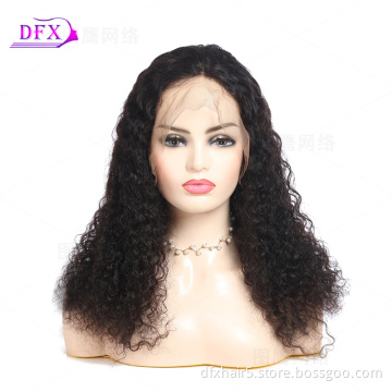 HD Transparent 360 Lace Frontal Wig Kinky Curly 13×6 Frontal Wig 4×4 5×5 Lace Closure Human Hair Wigs For Women